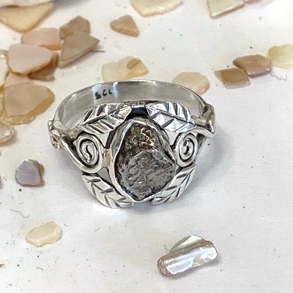 Jewelry - Extraordinary Campo Del Cielo Meteorite Sterling Silver Ring